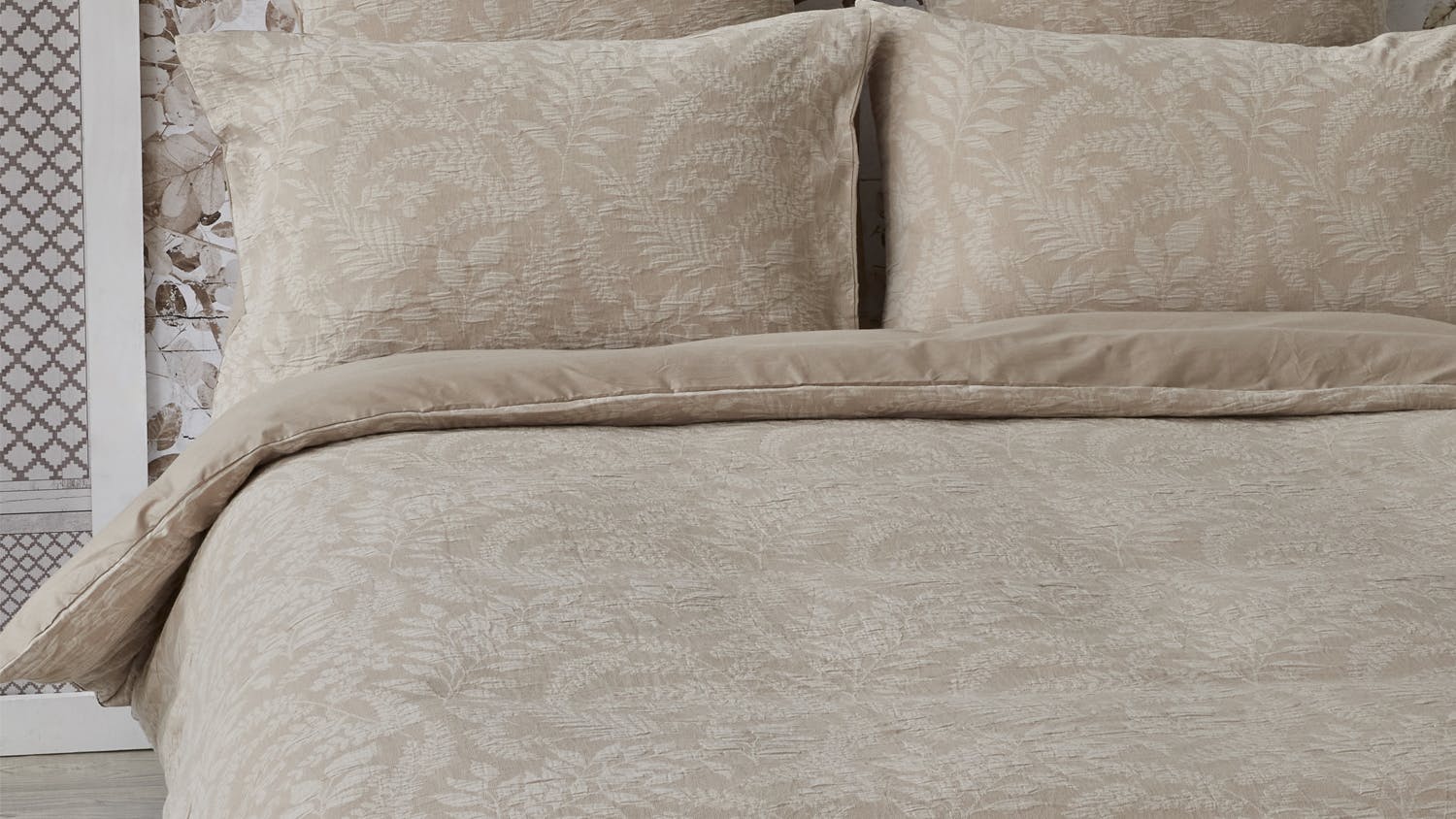 Willow Natural Duvet Cover Set by Luxotic