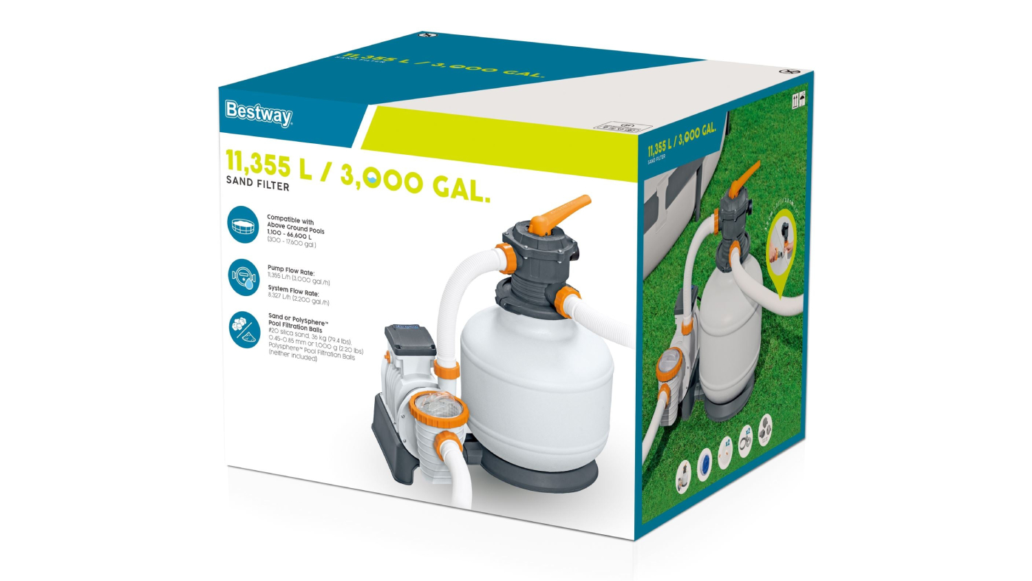 Bestway Above-Ground Pool Sand Filter 8327l/hr