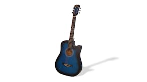 Tune Master 38" Acoustic Guitar with Carry Bag - Blue