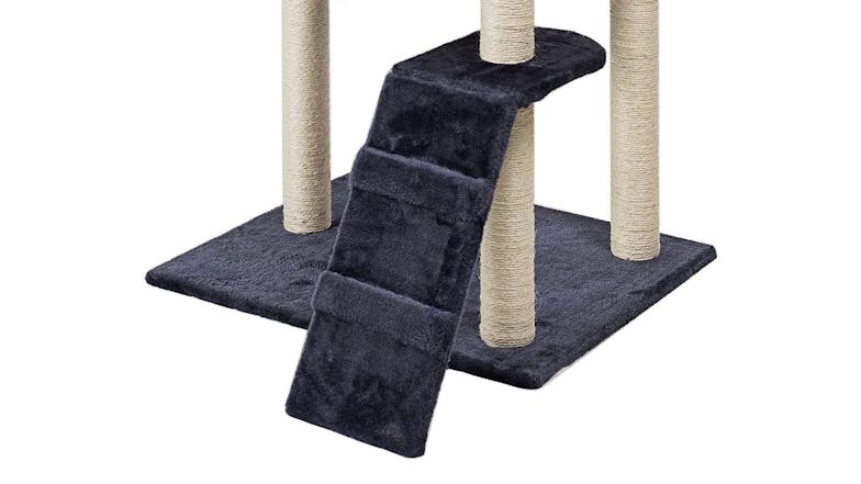 TSB Living Cat Tree with Hides, Nests 150cm - Grey/Beige