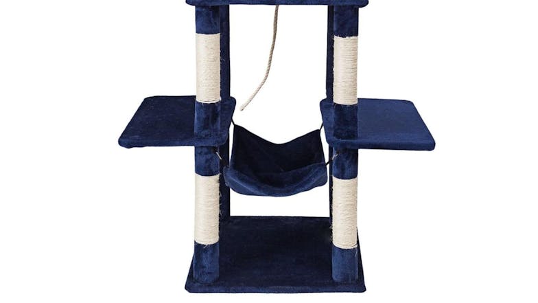TSB Living Cat Tree with Hide, Nests 160cm - Blue