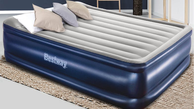 Bestway Tritech Air Mattress with Built-In Pump, Pillow - Queen