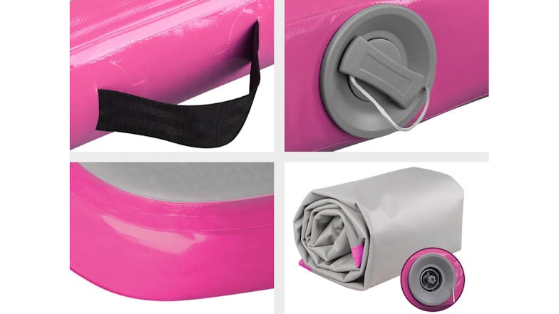 TSB Living Inflatable Gymnastics Air Track 3 x 1 x .02m - Pink