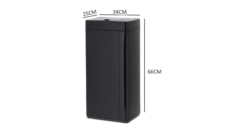 TSB Living 45L Motion Sensor Rubbish Bin - Black