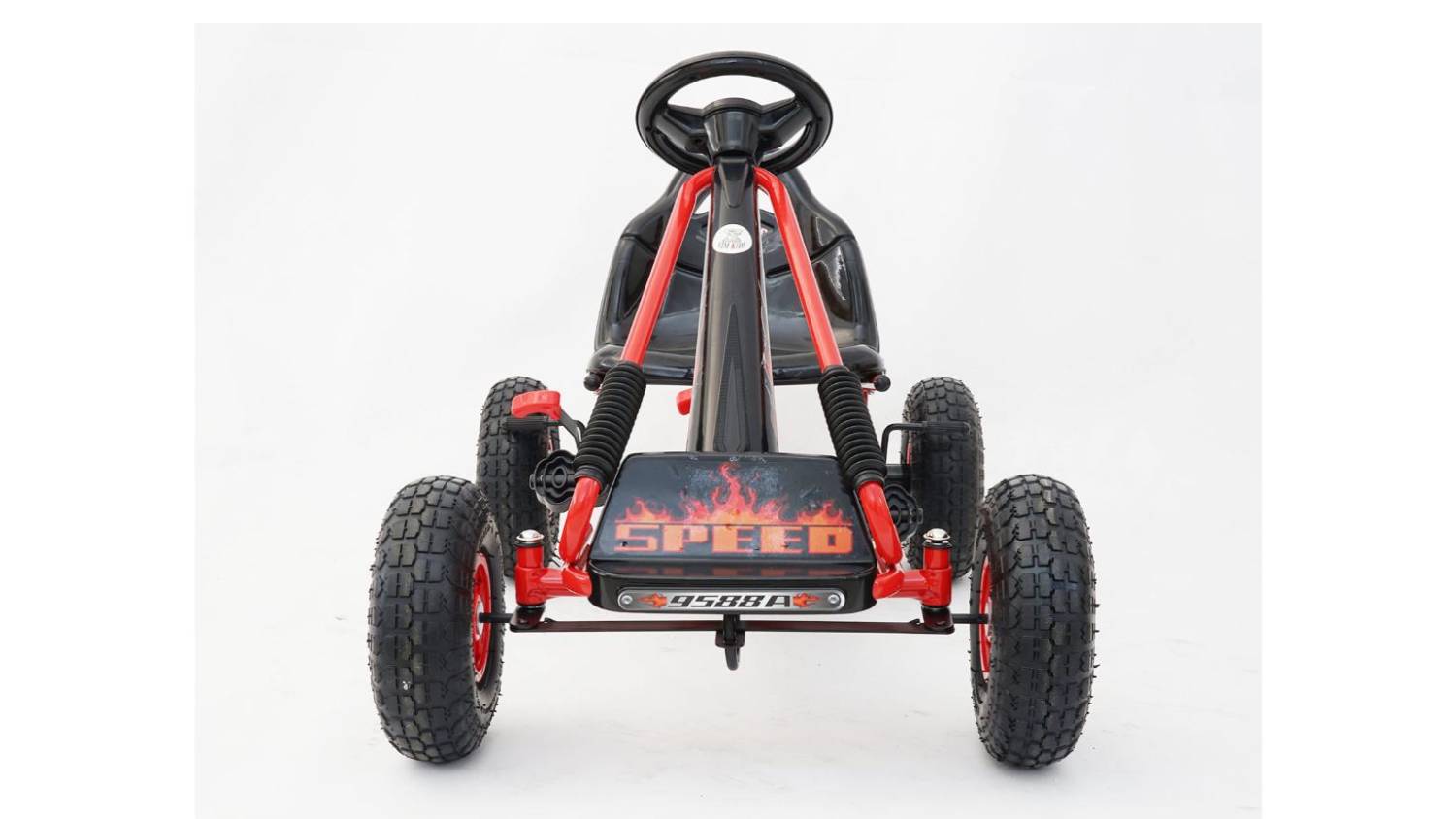 TSB Living Kids' Go Kart w/ Hand Brake - Red