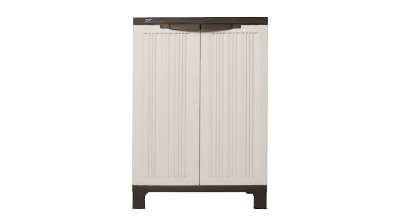 TSB Living Half-Height Outdoor Storage Cabinet - Cream