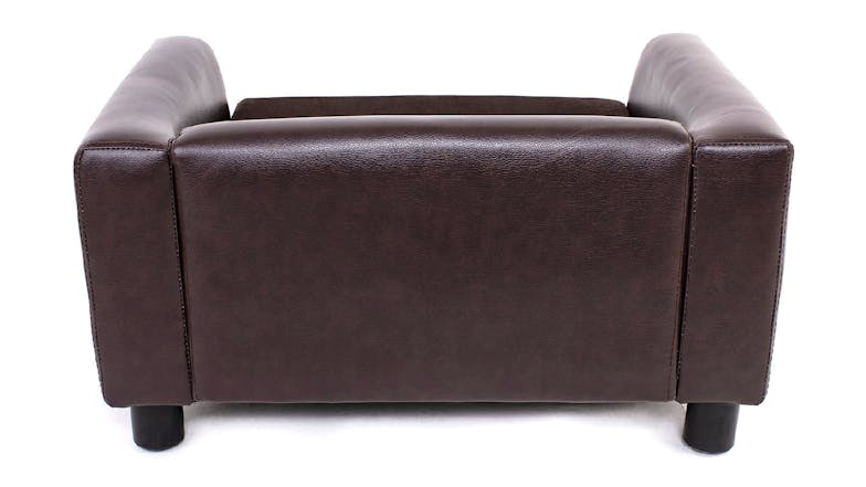 TSB Living PU Leather Pet Sofa - Brown