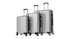 TSB Living Luggage Set 3pcs. - Diamond Silver