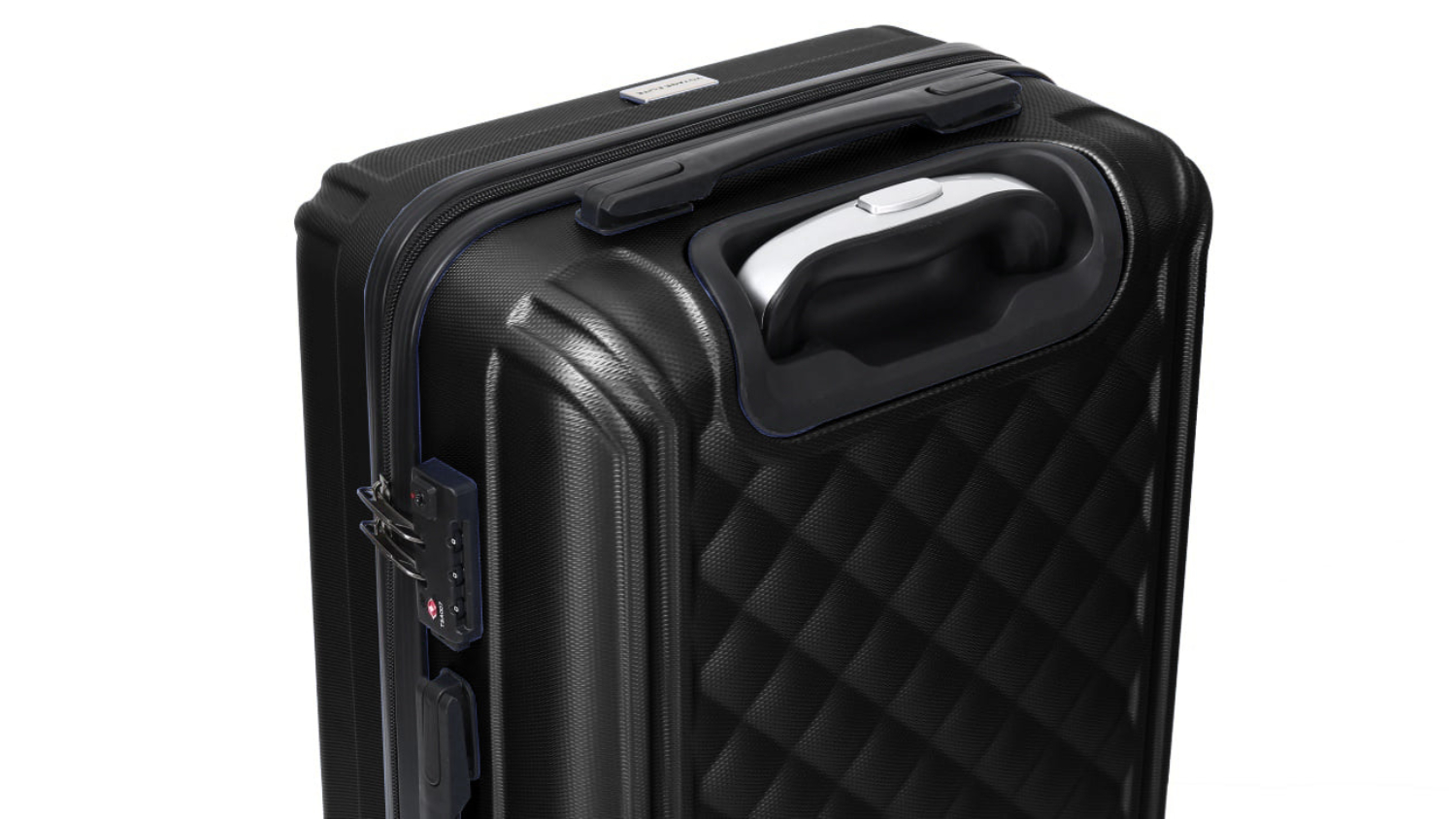 TSB Living Luggage Set 3pcs. Diamond Black Harvey Norman New Zealand