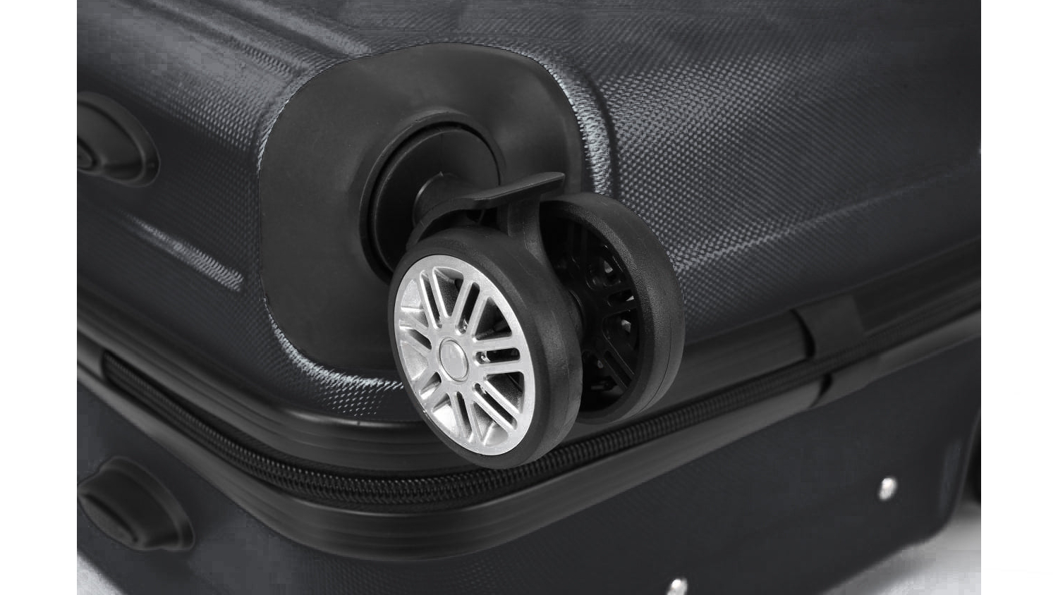 TSB Living Luggage Set 3pcs. Diamond Black Harvey Norman New Zealand