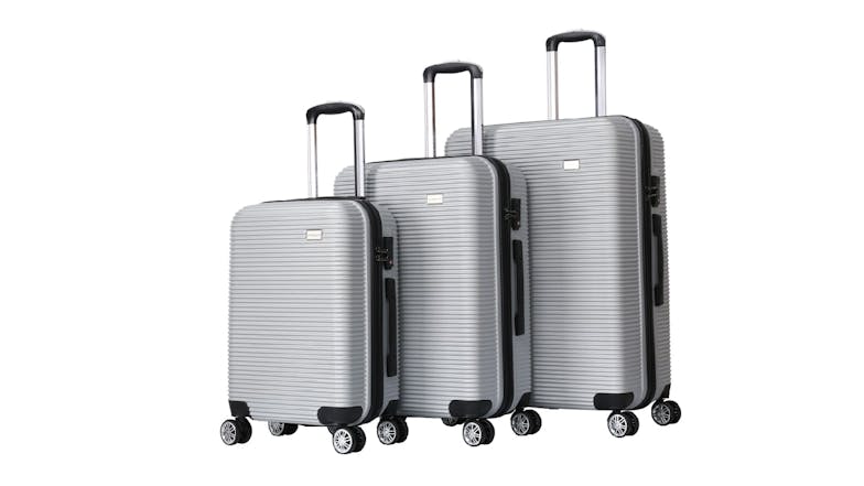 TSB Living Luggage Set 3pcs. - Horizon Silver