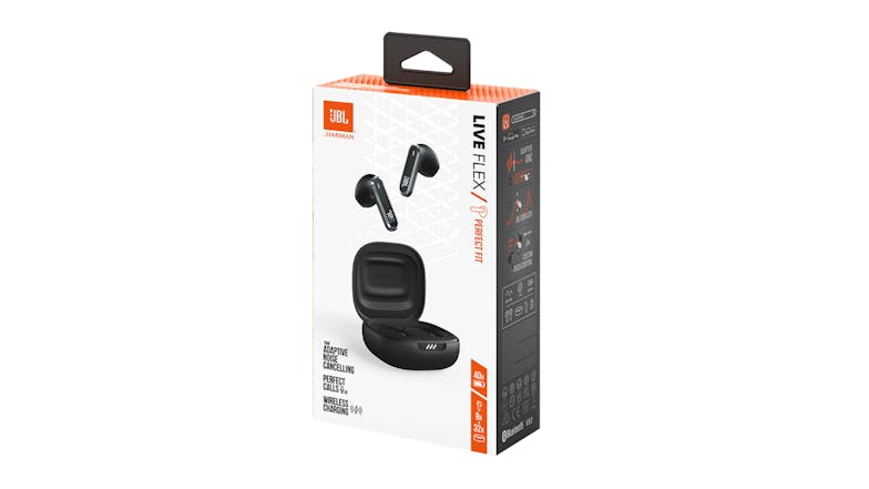 JBL Live Flex Adaptive Noise Cancelling True Wireless In-Ear Headphones - Black