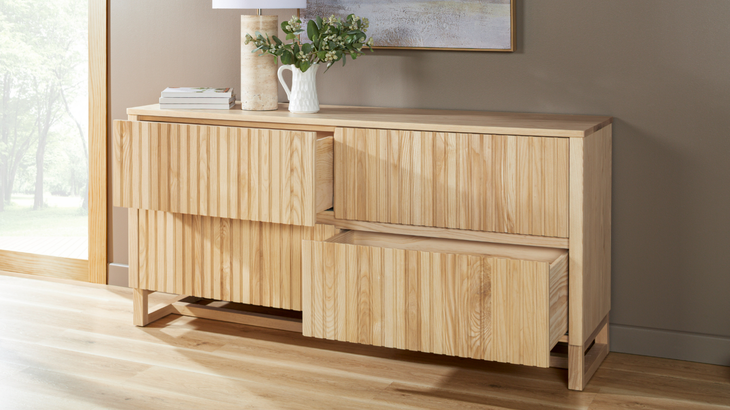 Akaroa 4 Drawer Lowboy
