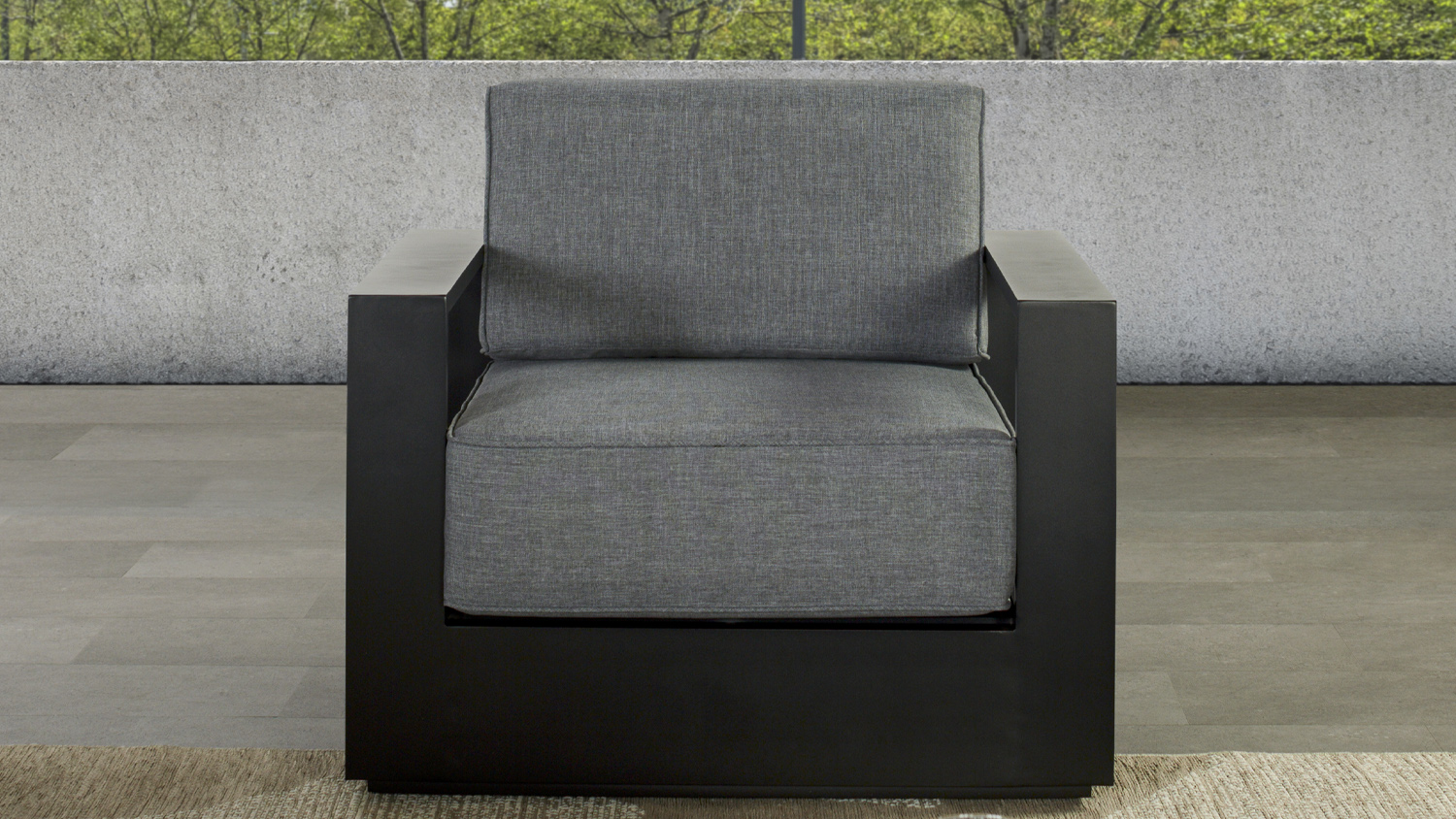 Monaco Outdoor Chair - Black