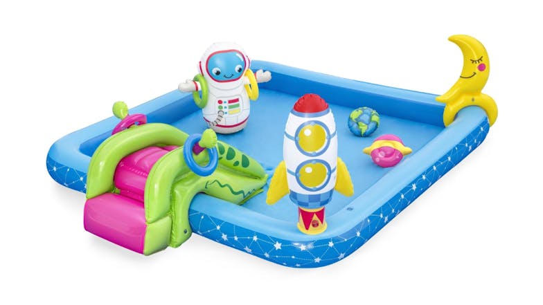 Bestway Inflatable Wading Pool 2.39 x 2.06 x .86m - Little Astronaut