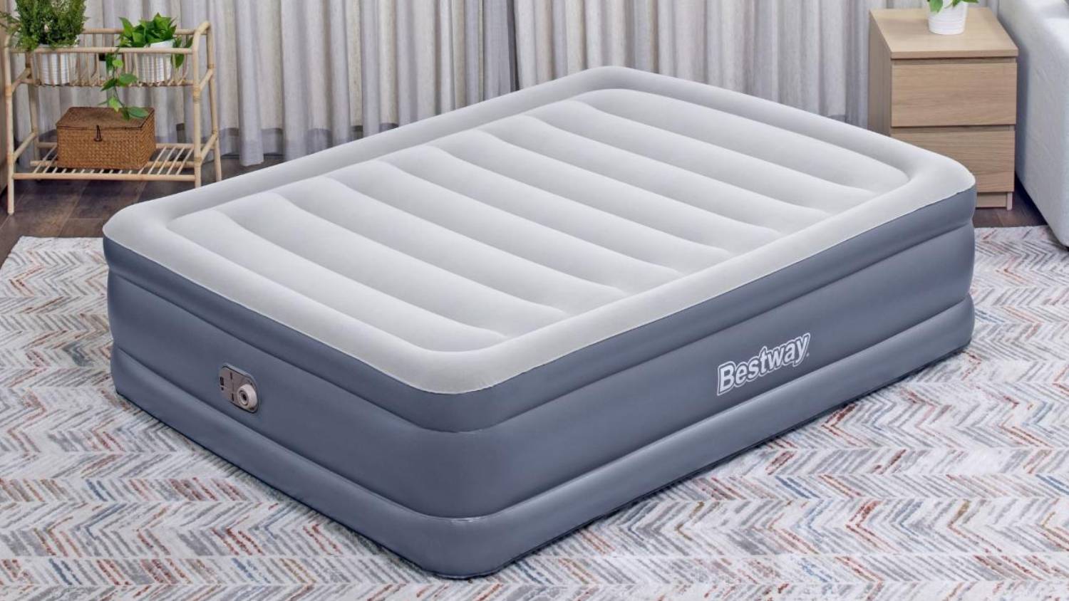 Bestway Tritech Air Mattress with Built-In Pump - Queen
