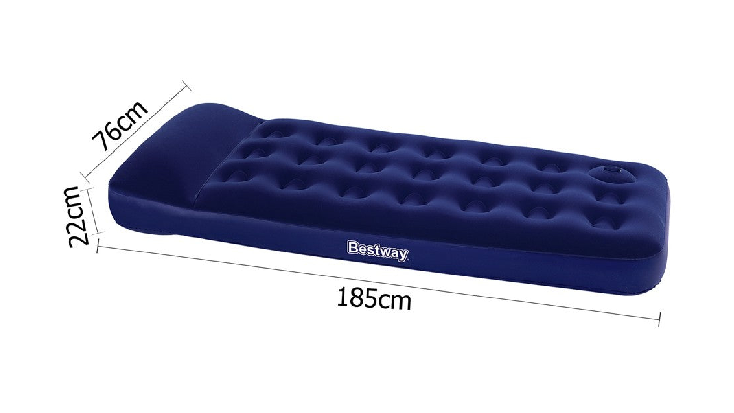 Bestway Easy Inflate Air Mattress with Foot Pump, Pillow Single Harvey Norman New Zealand