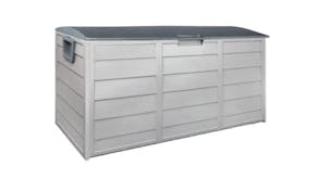 TSB Living Plastic Outdoor Storage Box - Grey