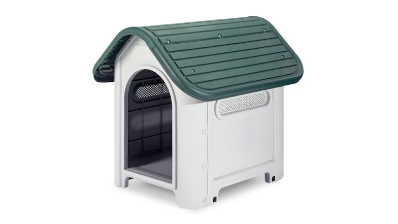 TSB Living Plastic Dog Kennel - Green