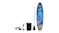 TSB Living Inflatable Stand Up Paddleboard 10' w/ Paddle, Repair Kit - Cartoon Sea