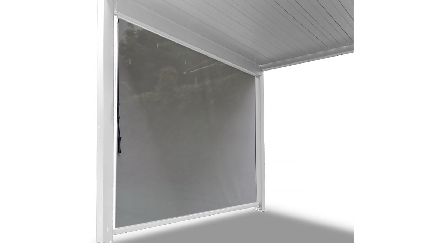 TSB Living Louvre Roof Pergola Blind 4 x 3m White/Grey Harvey Norman New Zealand