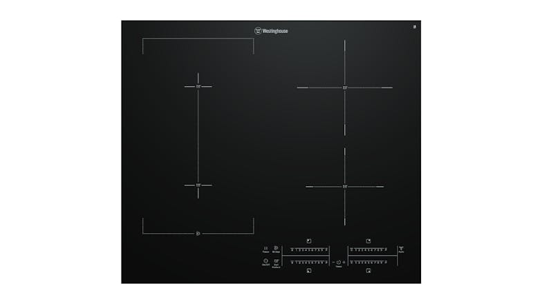 Westinghouse 60cm 4 Zone Induction Cooktop - Black Glass (WHI645BD)