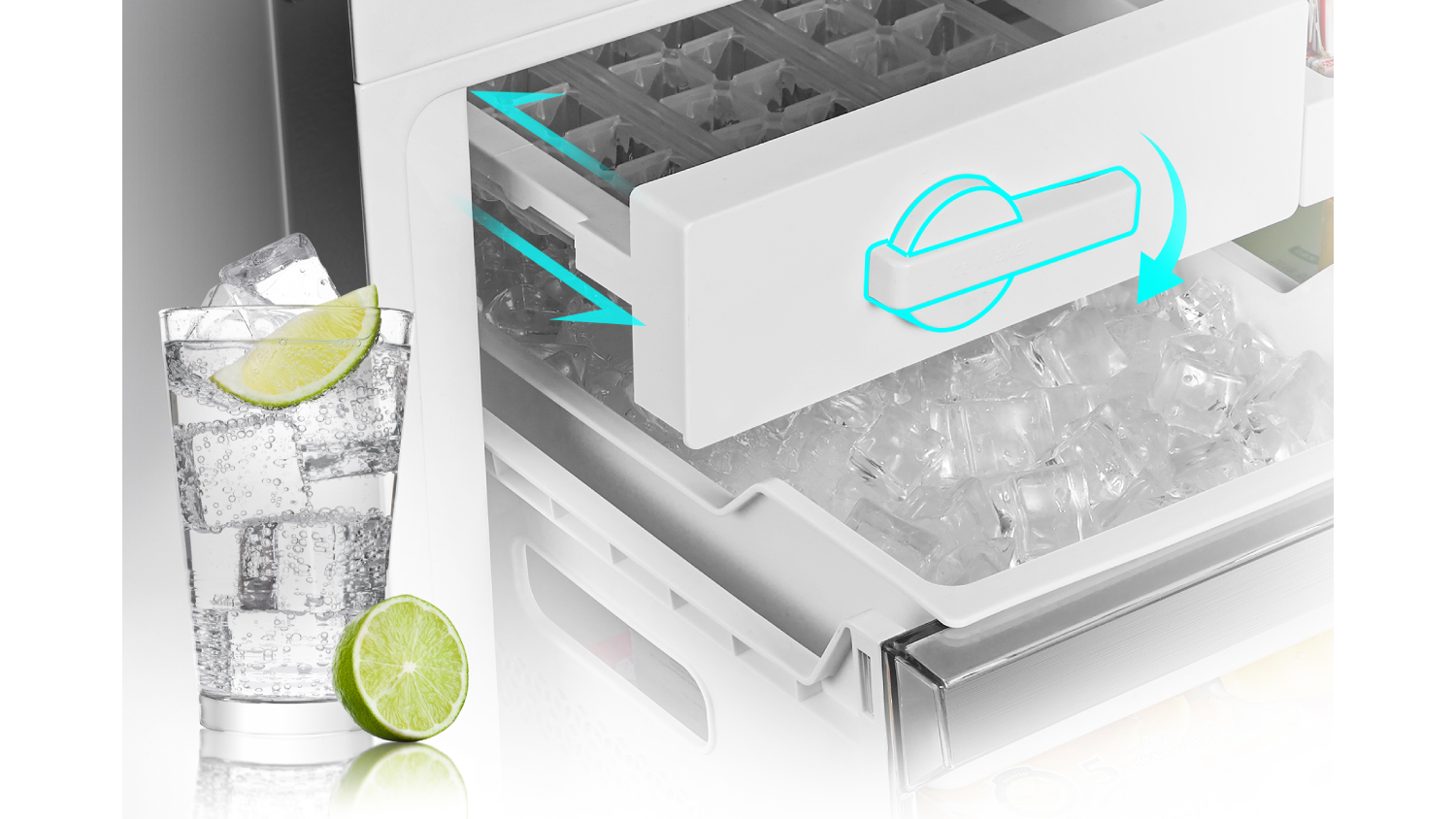 Hisense 417L Bottom Mount Fridge Freezer Taupe Steel (HRBM418D