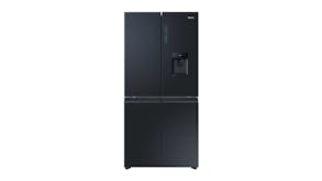 Haier 507L Quad Door Fridge Freezer with Ice & Water Dispenser - Black (HRF580YPC)