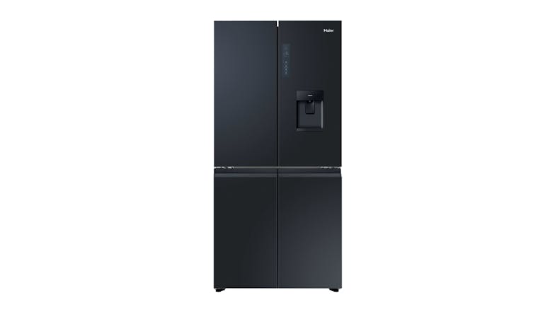 Haier 507L Quad Door Fridge Freezer with Ice & Water Dispenser - Black (HRF580YPC)