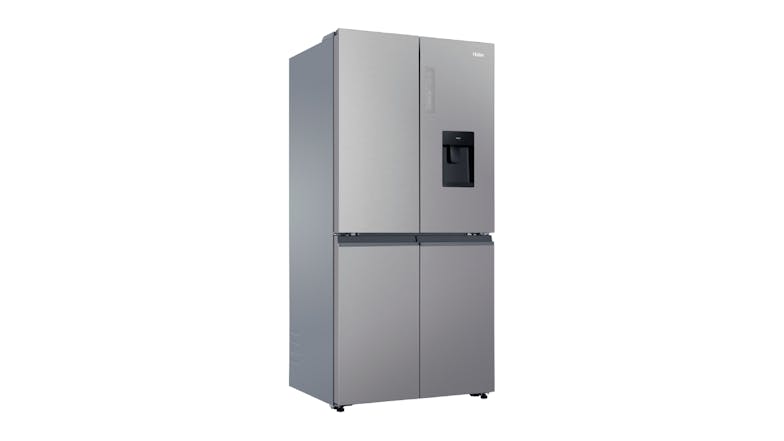 Haier 507L Quad Door Fridge Freezer with Ice & Water Dispenser - Satina (HRF580YPS)