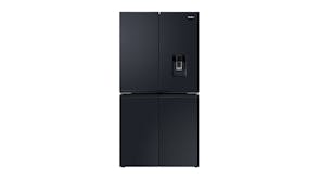 Haier 623L Quad Door Fridge Freezer with Ice & Water Dispenser - Black (HRF680YPC)
