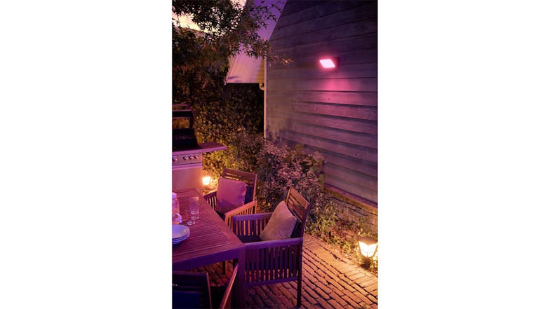 Philips Hue Discover 15W Smart Outdoor Floodlight - Black (White & Colour Ambiance)