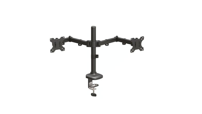 Barkan Dual Arm Flat/Curved Monitor Desk Mount 13" - 27"