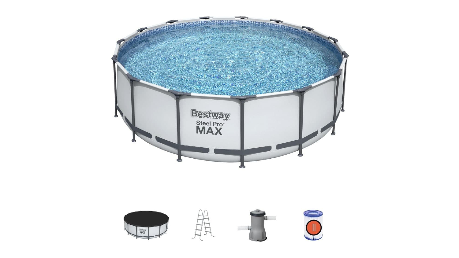 Bestway Steel Pro MAX Above-Ground Round Pool 4.57 x 1.22m