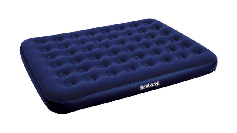 Bestway Easy Inflate Air Mattress with Foot Pump, Pillow - Queen