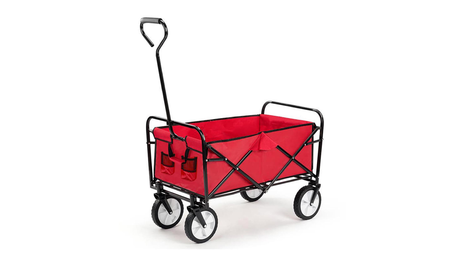 TSB Living Bryxon Folding Canvas Wagon - Red