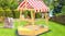 TSB Living Wooden Sandpit with Canopy - Boat Theme