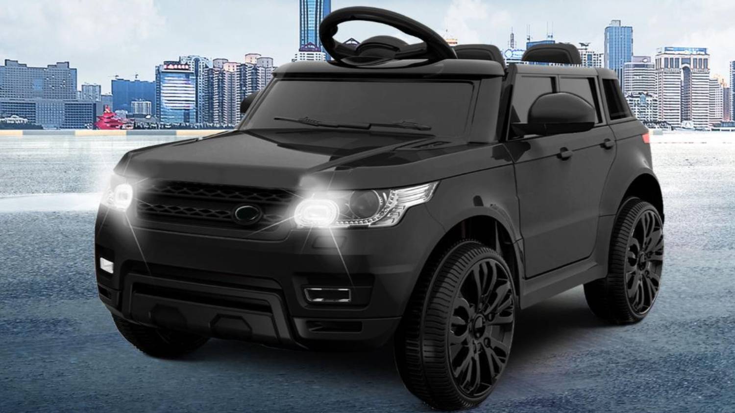 TSB Living Ride On Car - Matte Black Range Rover