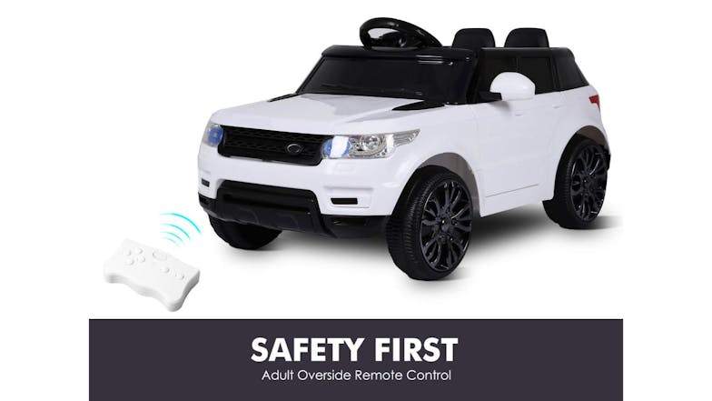 TSB Living Ride On Car - White Range Rover