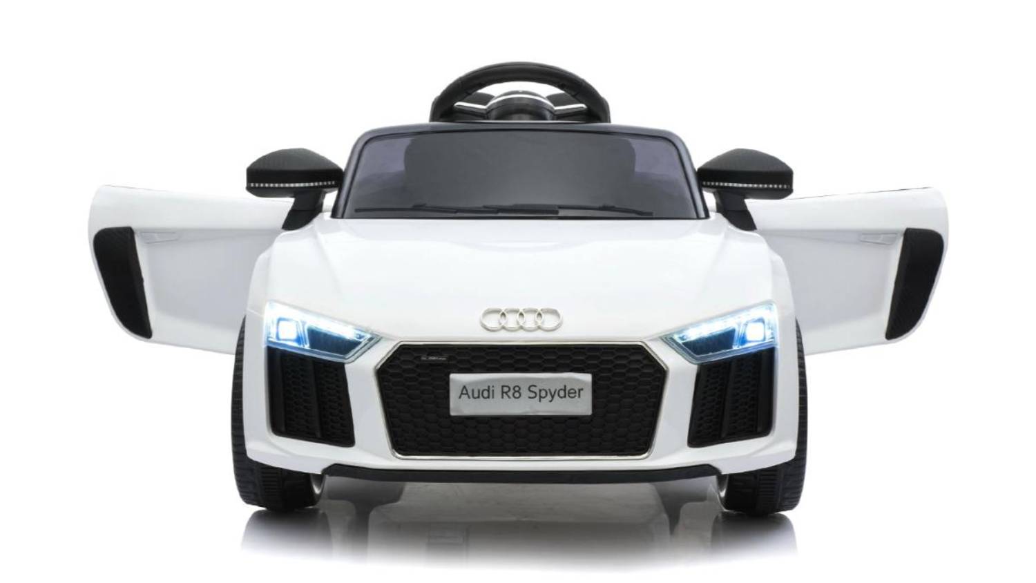 TSB Living Ride On Car - White Audi R8 Spyder