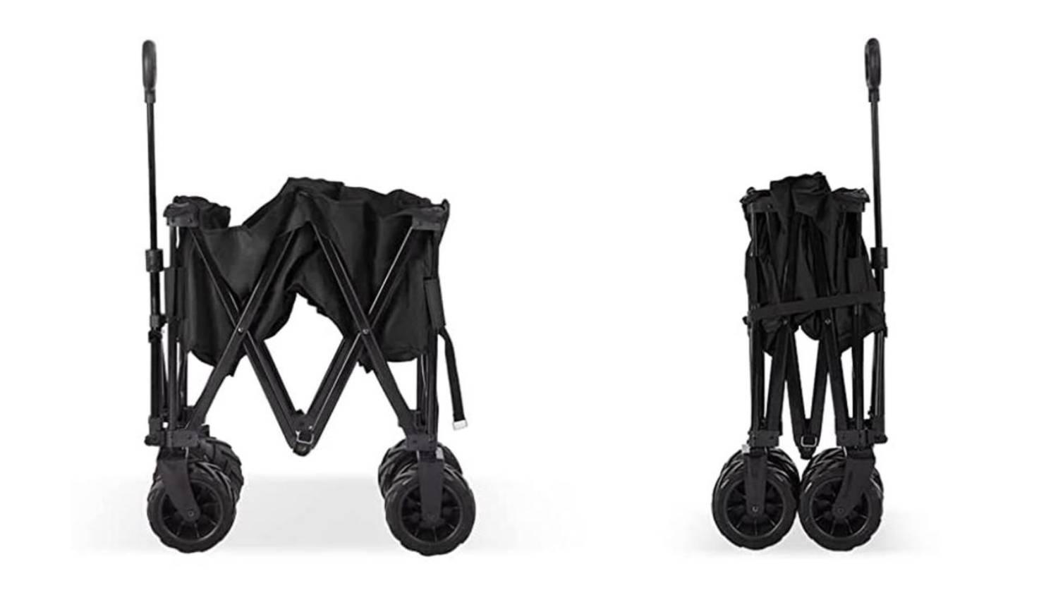 TSB Living Seaton Folding Canvas Wagon Black Harvey Norman New Zealand