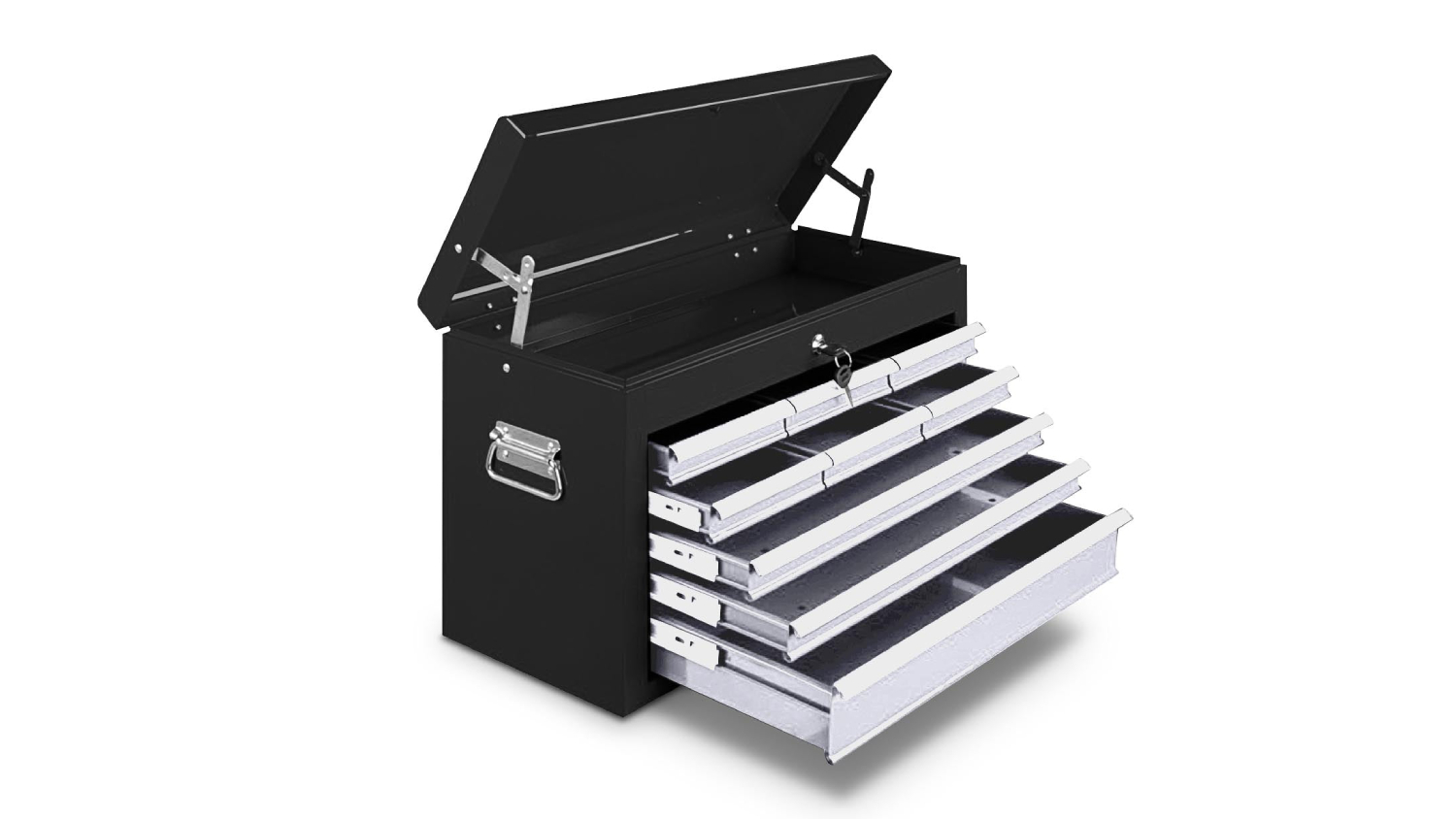 TSB Living 9 Drawer Slide-Out Tool Chest - Black