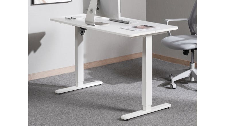 TSB Living Height Adjustable Desk - White