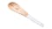 Gourmet Kitchen Wooden Slotted Spoon with Silicone Handle - Beech