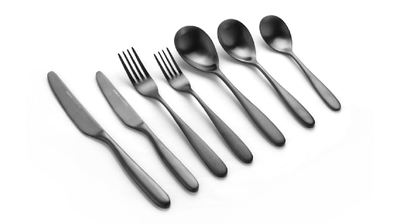 Nouveau Cutlery Set 56pcs. - Matte Black