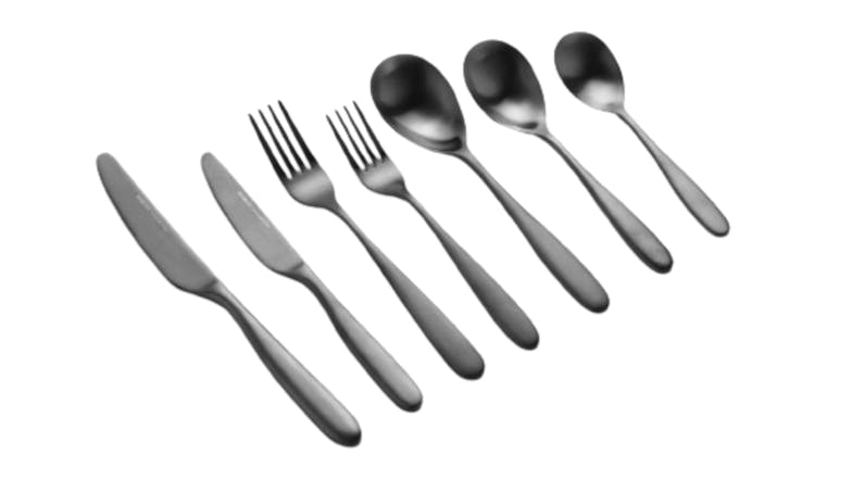 Nouveau Cutlery Set 42pcs. - Matte Black