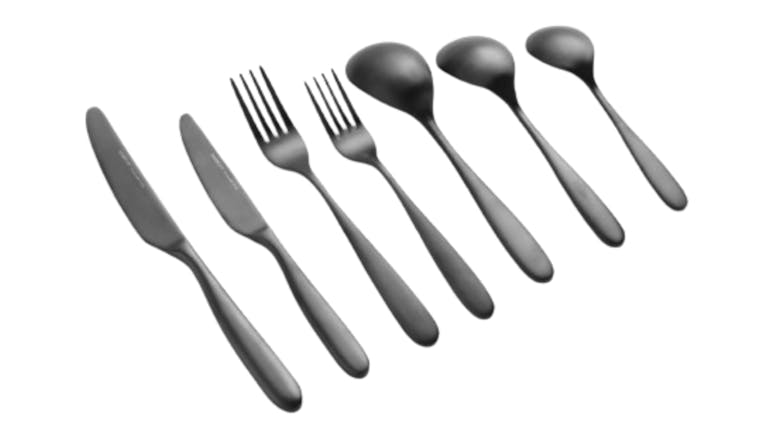 Nouveau Cutlery Set 42pcs. - Matte Black