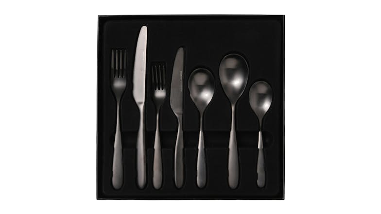 Nouveau Cutlery Set 42pcs. - Matte Black