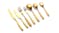 Nouveau Cutlery Set 42pcs. - Matte Gold