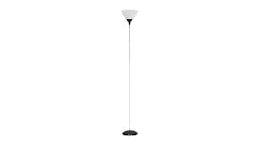 Sherwood Modern Uplighter Floor Lamp - Black/White